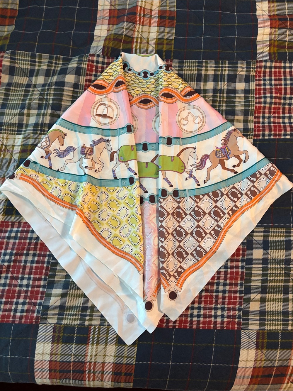 Multi-Color horse scarf